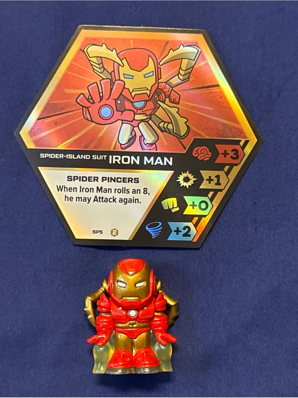 Spider-Island Suit Iron Man Marvel BattleWorld Funko Figure w/ Card